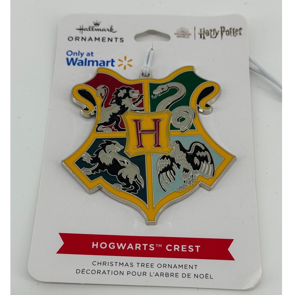 Hallmark Harry Potter Hogwarts Crest Christmas Tree Ornament Walmart Exclusive